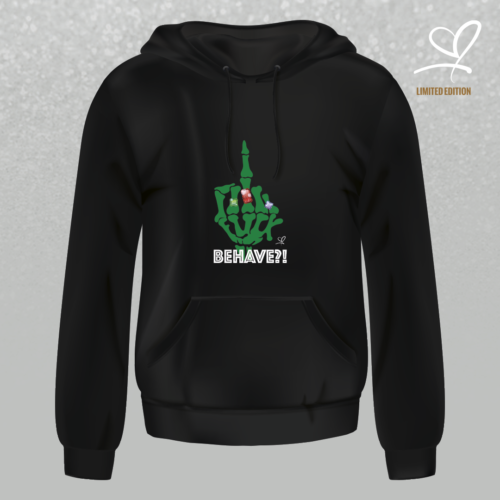 Hoodie zwart Fuck Behave - Duna Fokwimi - BeU